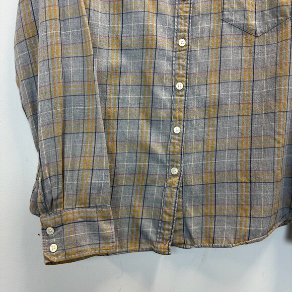 J.Crew Plaid Flannel Shirt Large - Picture 5 of 14